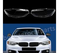 Coppia Faro Anteriore Copriobiettivo Per BMW Serie 4 F80 F82 F32 F33 F36 2013-2021 Faro Paralume Luci Auto Borsette Trasparente