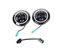 Coppia Faro Led Rotondo 7 Pollici Con DRL Angel Eyes Per Jeep Wrangler JK TJ Har