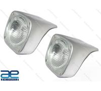 Testa Luce Lampada + Cappuccio Coppia LH / Rh Massey Ferguson Trattore 135 165