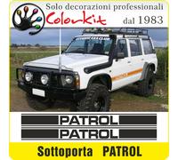 Coppia fasce adesive sottoporta NISSAN PATROL- cm.118x11- By Colorkit - 001184
