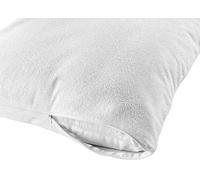 Coppia Federe Copriguanciale Salva Guanciale Copri Cuscino Sanitario Spugna Bielastica Stretch 50x80 con Cerniera CA