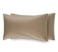 Coppia Federe Cuscino Letto In Tinta Unita