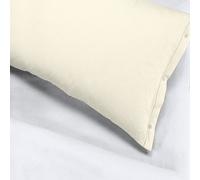 Coppia Federe Guanciale Federe Standard Made in Italy Puro Cotone ARANCIO