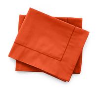 Coppia federe Tinta Unita per cuscini letto i Sogni 3 volani cotone 100% 52x82cm