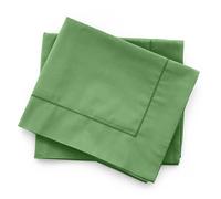 Coppia federe Tinta Unita per cuscini letto i Sogni 3 volani cotone 100% 52x82cm