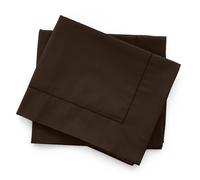 Coppia federe Tinta Unita per cuscini letto i Sogni 3 volani cotone 100% 52x82cm