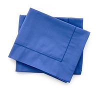 Coppia federe Tinta Unita per cuscini letto i Sogni 3 volani cotone 100% 52x82cm