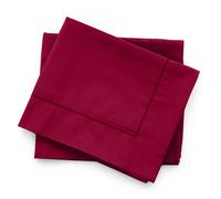 Coppia federe Tinta Unita per cuscini letto i Sogni 3 volani cotone 100% 52x82cm