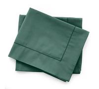 Coppia federe Tinta Unita per cuscini letto i Sogni 3 volani cotone 100% 52x82cm