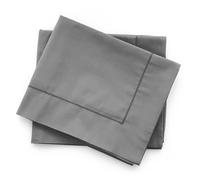 Coppia federe Tinta Unita per cuscini letto i Sogni 3 volani cotone 100% 52x82cm