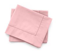 Coppia federe Tinta Unita per cuscini letto i Sogni 3 volani cotone 100% 52x82cm