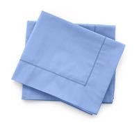 Coppia federe Tinta Unita per cuscini letto i Sogni 3 volani cotone 100% 52x82cm