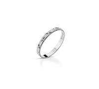 Coppia Fedine Personalizzabili in Argento 925 con Incisione Nome e Data - 2 Anelli Fidanzamento Lui e Lei - Fedina Personalizzata Uomo Donna - Disponibili in diverse Trame