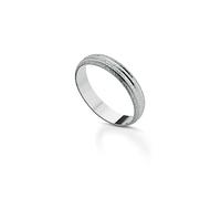 Coppia Fedine Personalizzabili in Argento 925 con Incisione Nome e Data - 2 Anelli Fidanzamento Lui e Lei - Fedina Personalizzata Uomo Donna - Disponibili in diverse Trame