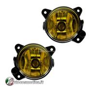 Coppia fendinebbia faretti anteriori gialli per VW Volkswagen Polo 9N3 2005-09