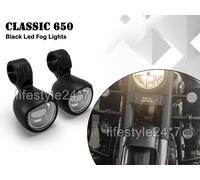 COPPIA FENDINEBBIA LED ORIGINALI Royal Enfield Classic 650 neri