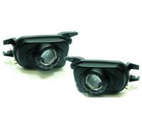 Coppia fendinebbia TUNING Classe C W203 00- nero proiettore lenticolare