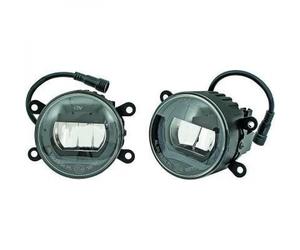 Coppia fendinebbia TUNING con luce diurna DRL LED omologati E4 diametro 90mm