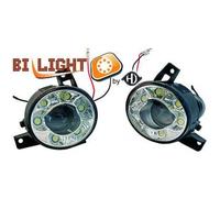 Coppia fendinebbia TUNING POLO 9N 01-05 cromati con luce lenticolare con a
