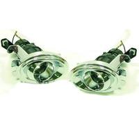 Coppia fendinebbia TUNING Serie3 E46 Serie5 E39 lenticolari chrome per para