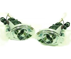 Coppia fendinebbia TUNING Serie3 E46 Serie5 E39 lenticolari chrome per para
