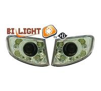 Coppia fendinebbia TUNING Serie3 E92 E93 06 > 09 cromati DRL luci DIURNE LED