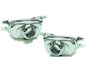 Coppia fendinebbia TUNING W203 00- cromati con lenticolare