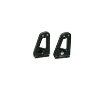 Lampa Coppia fermacarico K-1 - 11 cm, scorrevoli lungo la barra e serrabili - Nero