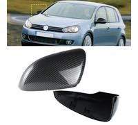 Coppia Fibra di Carbonio Stile Laterale Retrovisore Copertura Specchio Per VW