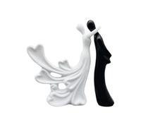 Coppia Figur - Figuren Skulpturen | Skulptur Einer Umarmenden Liebesstatue Aus Kunstharz | Moderne Kunst, Romantische Sammlerfiguren, Multifunktionale Paarstatue, Heimdekoration Für Frauen, Männer