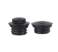 Coppia Filettati Sinistra per destra Nero Argento Coppia Filettati(Black) | Alluminio CNC, finitura nera o argento, design ventilato, montaggio diretto, sostituzione facile