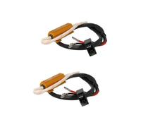 A2ZWORLD 2pcs Filtro Portalampada con Resistenza 50W 5 Ohm Per Lampada Led H7, Canbus No Errore Warning Canceller