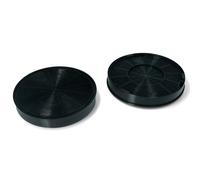 Faber Filtro carbone attivo per cappa Kit 2 pezzi D196 H37 Compatibile con Agorà/Brio/Conica colore Nero - 112.0157.240
