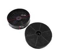 Marel Shop® - Coppia Filtri in Carbone per Cappa compatibile con Galvamet Diametro 175 mm H 45 mm Type D186 per Modelli : T29/120 - T29/90 - OPERA - OPTIMA - OUTLOOK - ROL