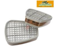 Coppia filtri Maschera 3M antigas per serie 6000 cod. 6055 A2