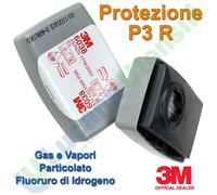 Filtro antiparticolato 3M 6038 con carbone attivo, P3R