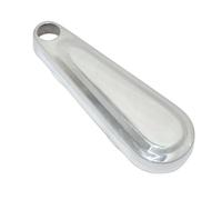 Coppia Fissaggio Forcella Anteriore In Alluminio Lucidato 7" Per Vespa