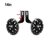 Coppia Flash PU Ruote Bicicletta Bambini Supporto Stabile 12/14/16/18/20 pollici