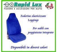 Coppia fodere coprisedili anteriori "Leggings" in tessuto elasticizzato