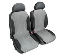 Coppia fodere coprisedili in carta tessile ventilato - Grigio 50cm
