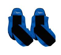 Coppia Fodere Foderine Ecopelle Liscia Blu per DAF LF / CF / XF 95 / XF 105