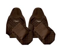 Coppia Fodere Foderine Marron per MAN TGX DAL 2021 TG3 cinture sicurezza integra