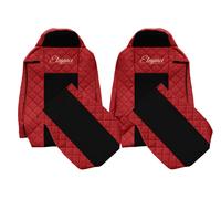 COPPIA FODERE FODERINE ROSSE SPECIFICHE PER IVECO STRALIS HI-WAY XP / NP