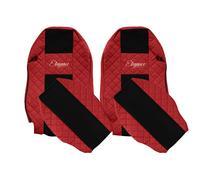 COPPIA FODERE FODERINE SPECIFICHE MERCEDES ACTROS MP2 DAL 2003 AL 2007 ROSSE