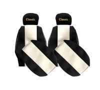 COPPIA FODERINE COPRI SEDILI CLASSIC NERE BEIGE SPECIFICHE MAN F2000 L2000