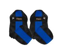 Coppia Foderine Copri Sedili CLASSIC NERE e BLU PER IVECO S-WAY S WAY SWAY