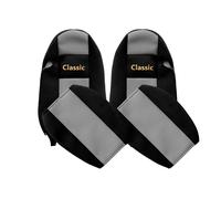 COPPIA FODERINE COPRI SEDILI CLASSIC NERE GRIGIO PER IVECO STRALIS DAL 2002