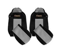 COPPIA FODERINE COPRI SEDILI CLASSIC NERE GRIGIO PER IVECO STRALIS HI-WAY XP NP