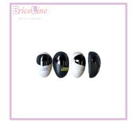 Coppia di fotocellule Baby Eve ad infrarossi, 12/24V AC/DC, IP44, range 100 metri, colore nero - Tecno Automazione FTCBE5TN