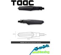 COPPIA FRECCE A LED SEQUENZIALI OMOLOGATE ECE TAAC MOTO FUME'